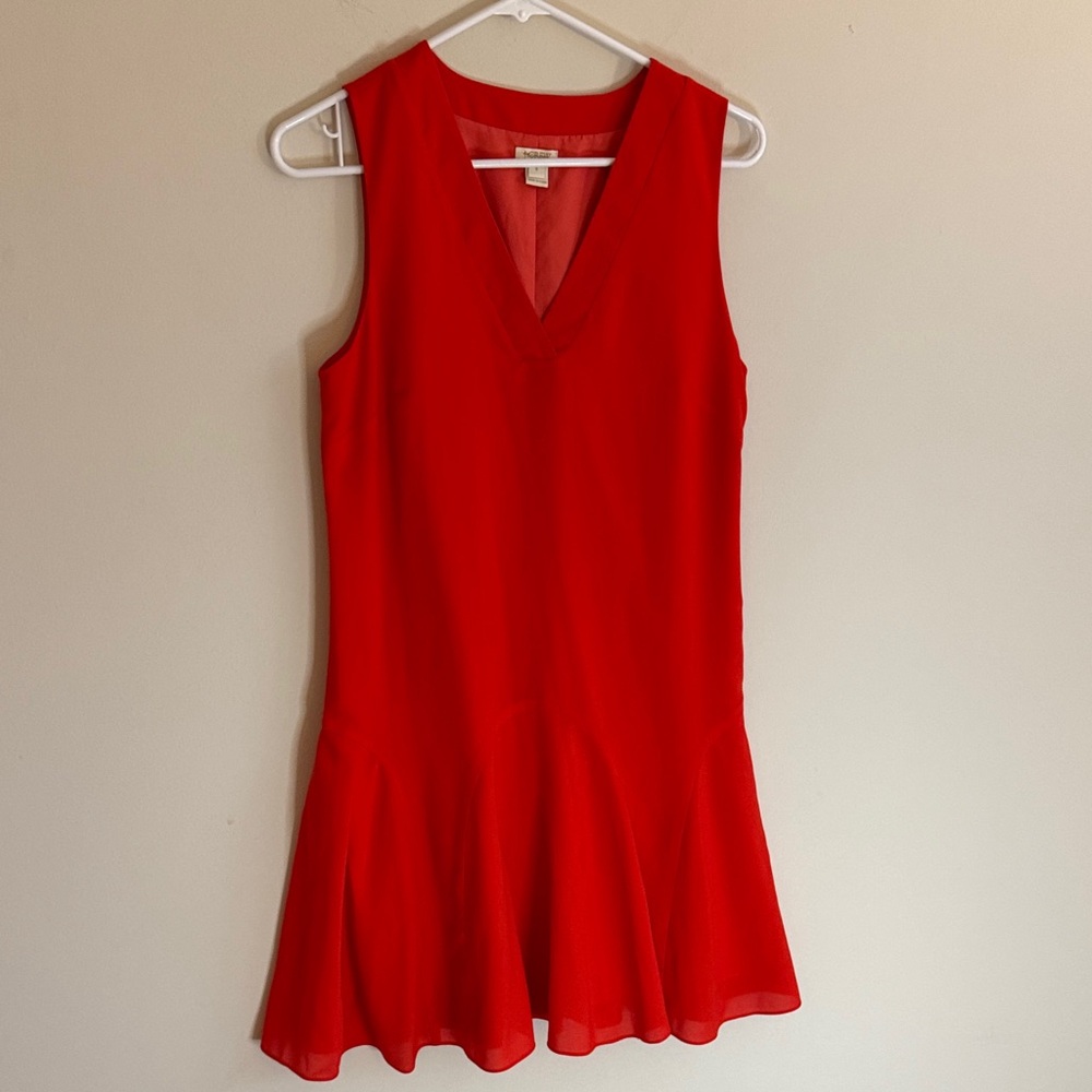 J. Crew Vibrant Orange Dress